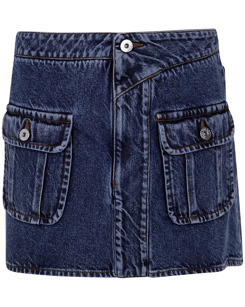 J.W.Anderson J. W.ANDERSON Patch Pocket Mini Skirt By J. W.Anderson Blue