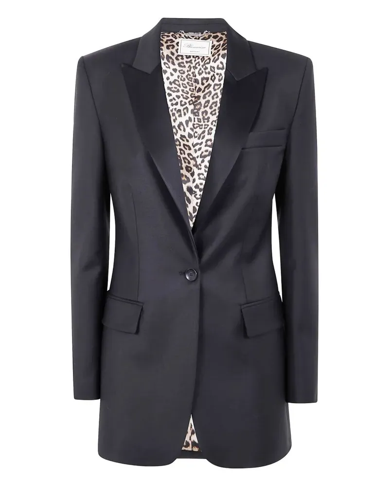 Blumarine Twill Jacket Black