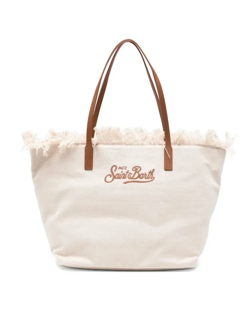 MC2 Saint Barth City' Fringe Bag White