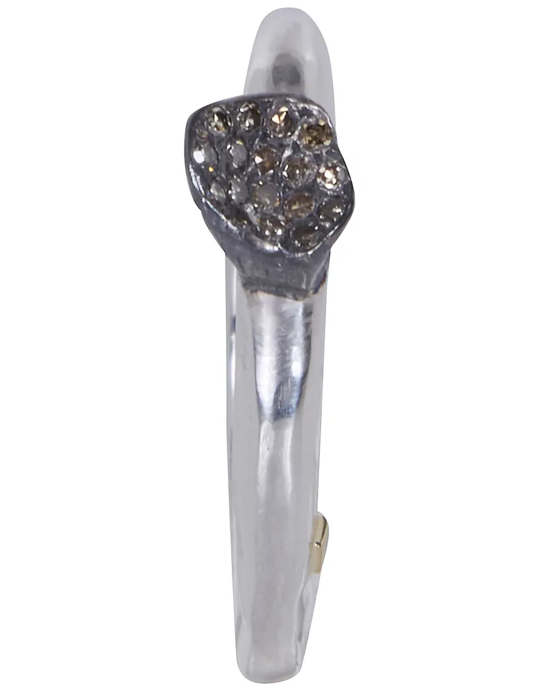 Rosa Maria Woina S St Dix Co" Ring With Setting Sterling Silver And C Metallic