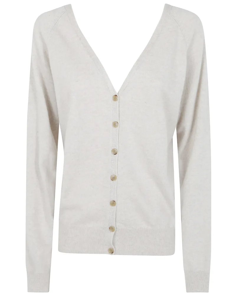Lisa Yang Sweater Knitted Cashmere "Jiani White