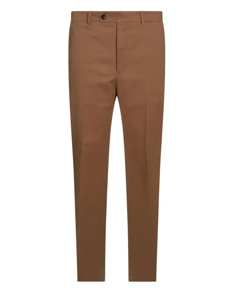 Incotex Chino Slim Fit" Trousers Brown