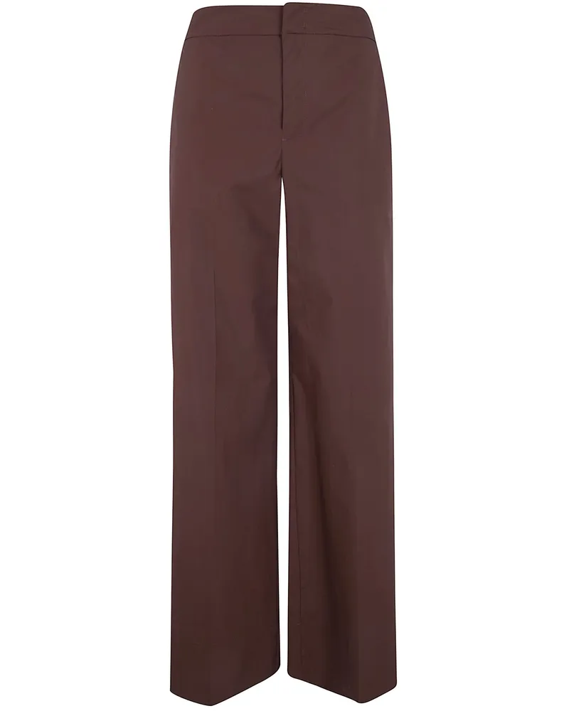 Twin-Set Wide Leg Trousers Brown