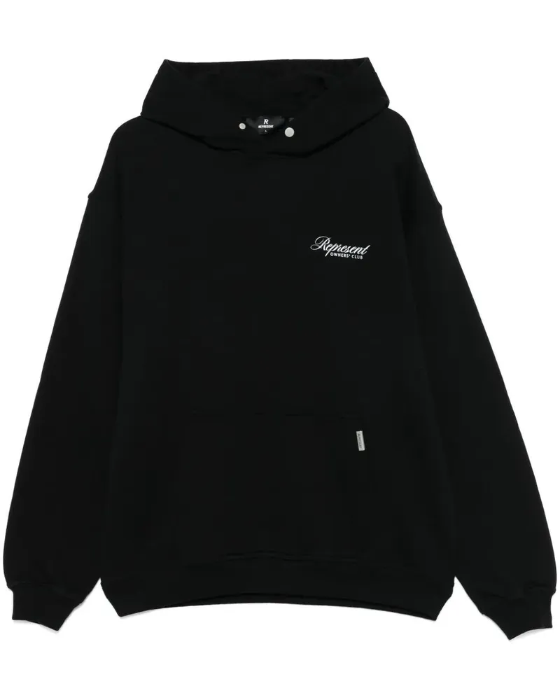 REPRESENT Represent Owners Club Script Hoodie Black