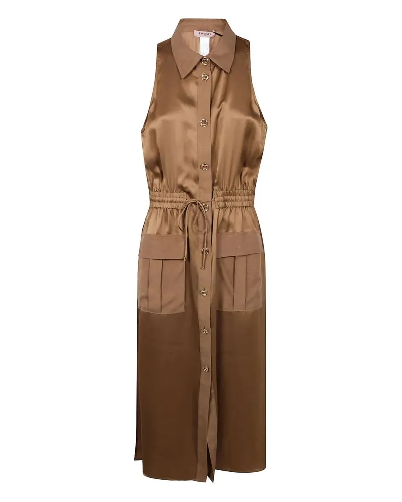 Twin-Set Dress Metallic