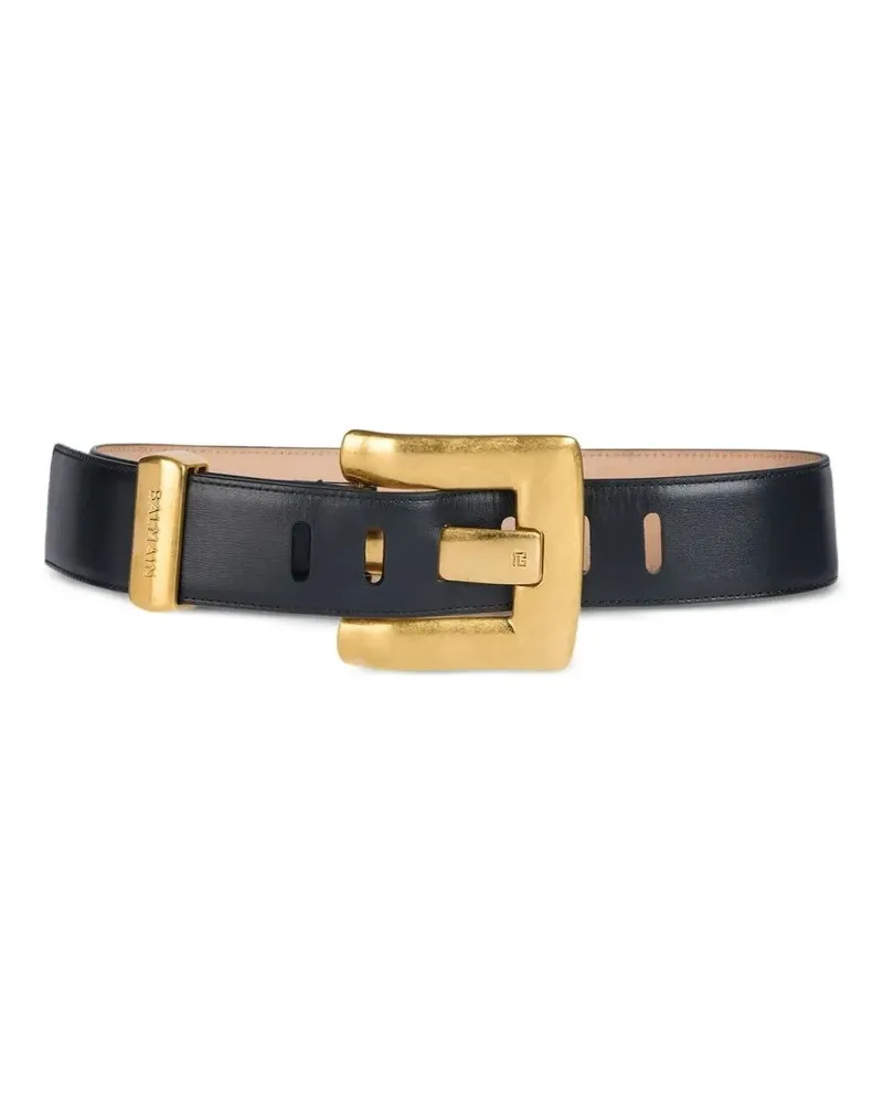 Balmain Belt 4.5 Cm "Anthem Black