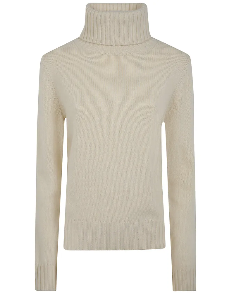 Ralph Lauren Sweater Long Sleeves "Relaxed Long Sleeves Pullover White
