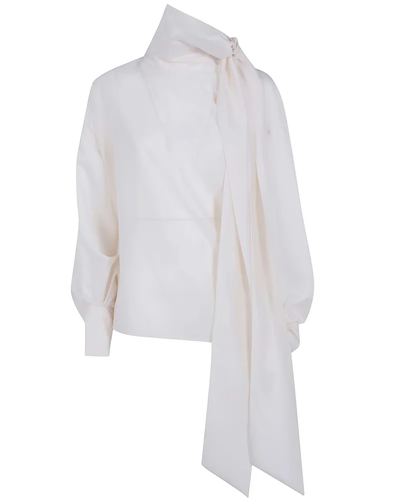 Essentiel Top Bow Tie "Karismatic Pussy White