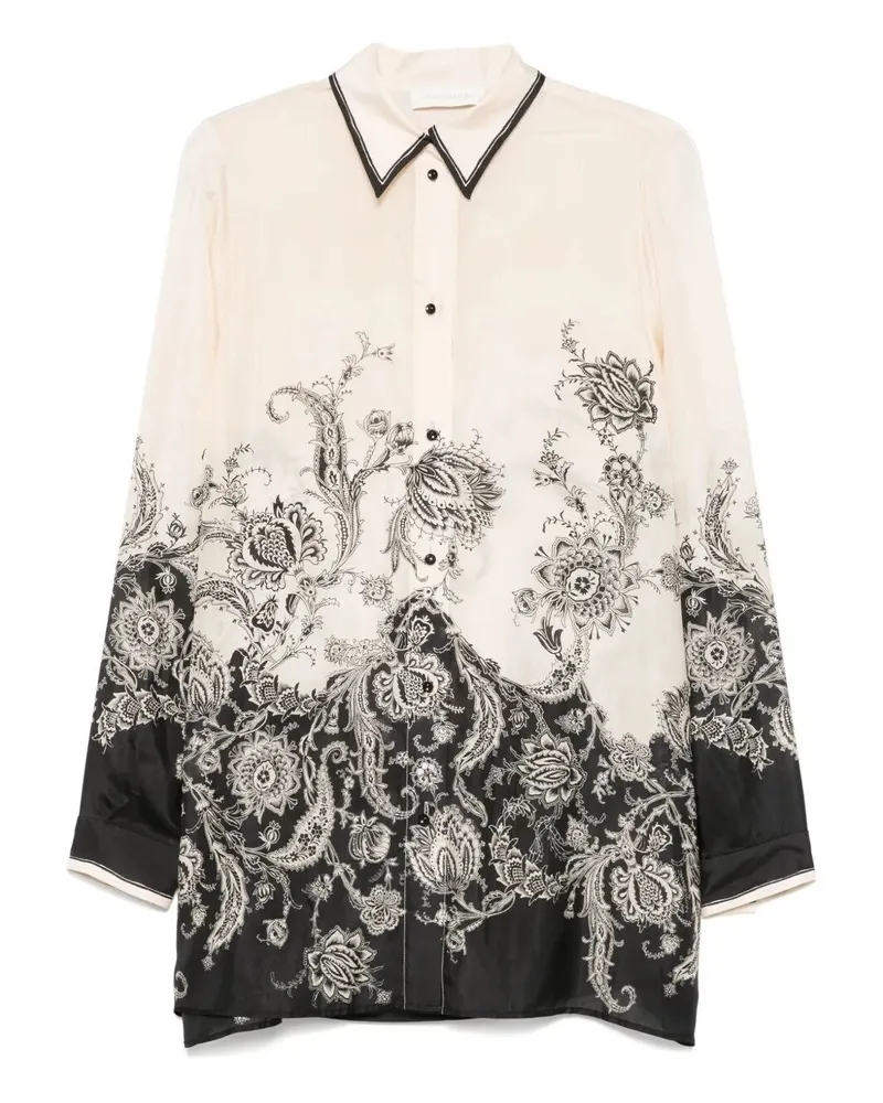 Zimmermann Rhiannon Relaxed Shirt White