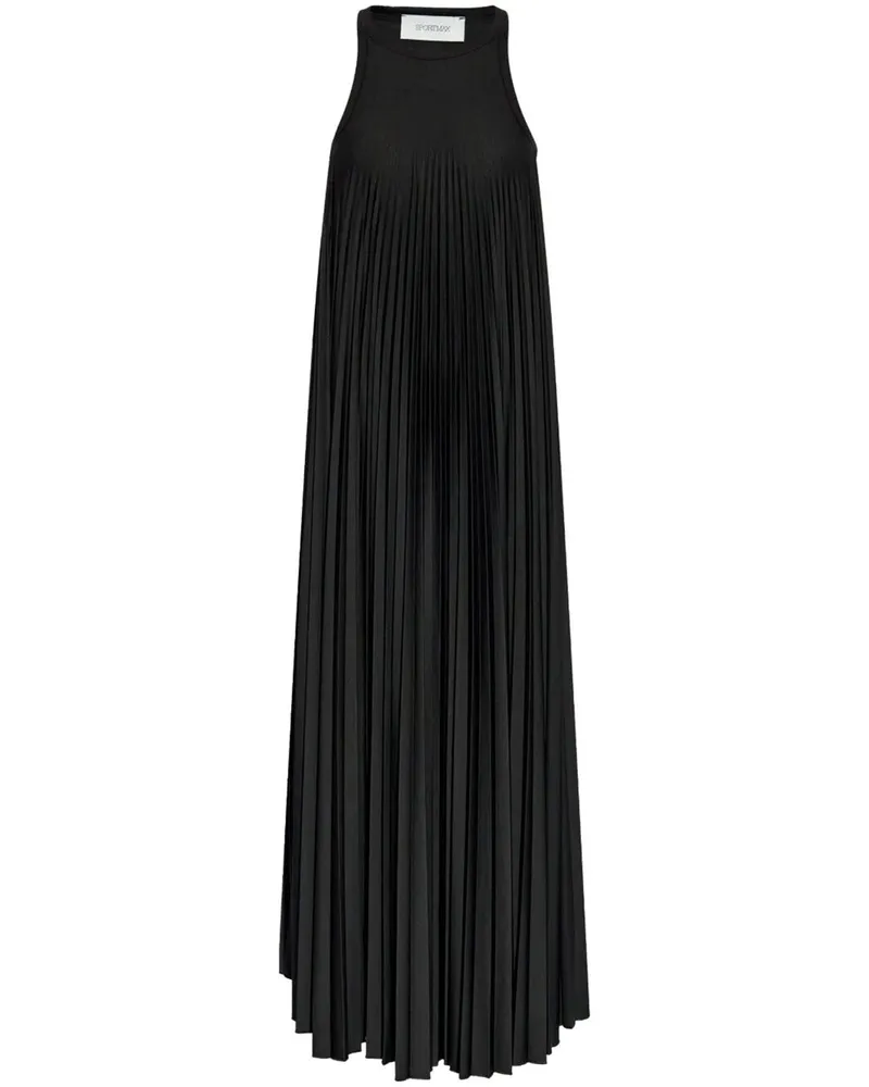 Max Mara Verdier Jersey Dress Black