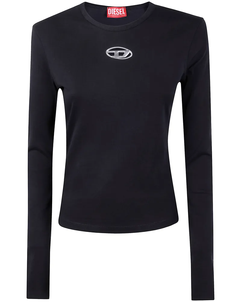 Diesel Uncutie Long Sleeves T-Shirt Black