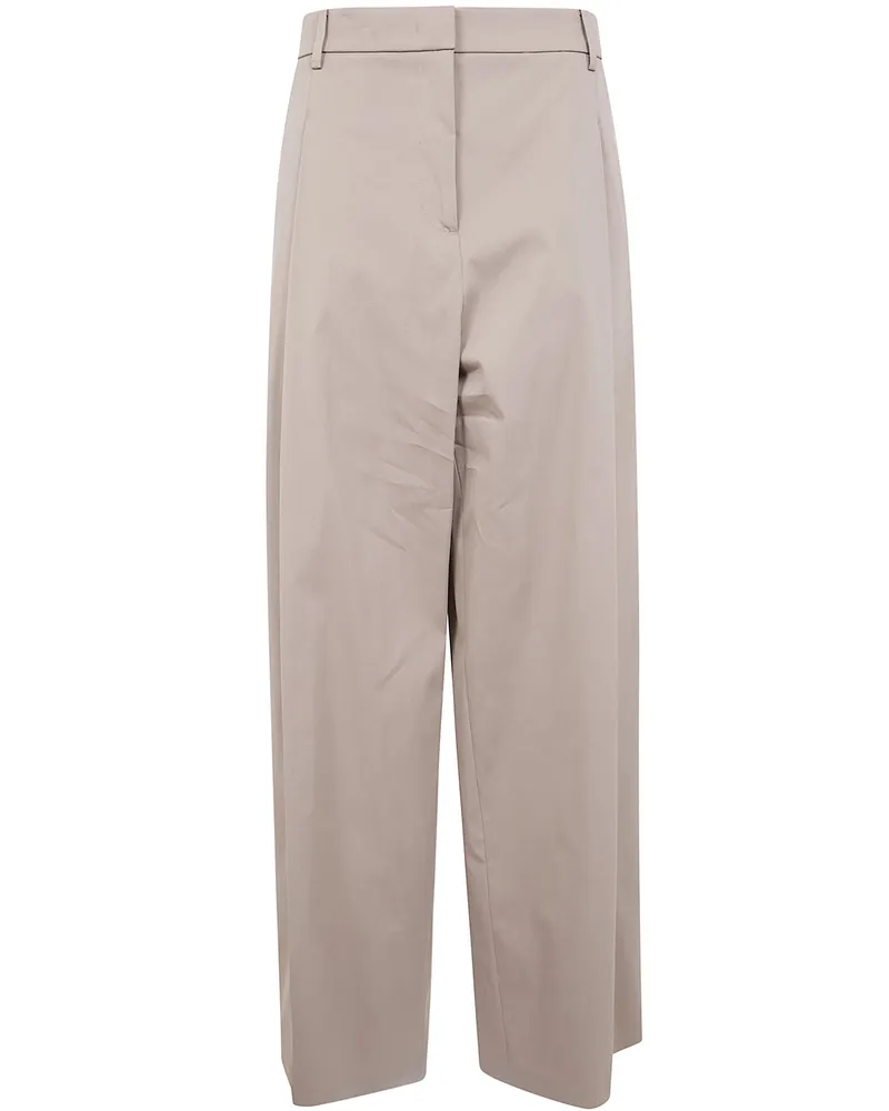 N° 21 Canvas Wide Leg Pants Brown