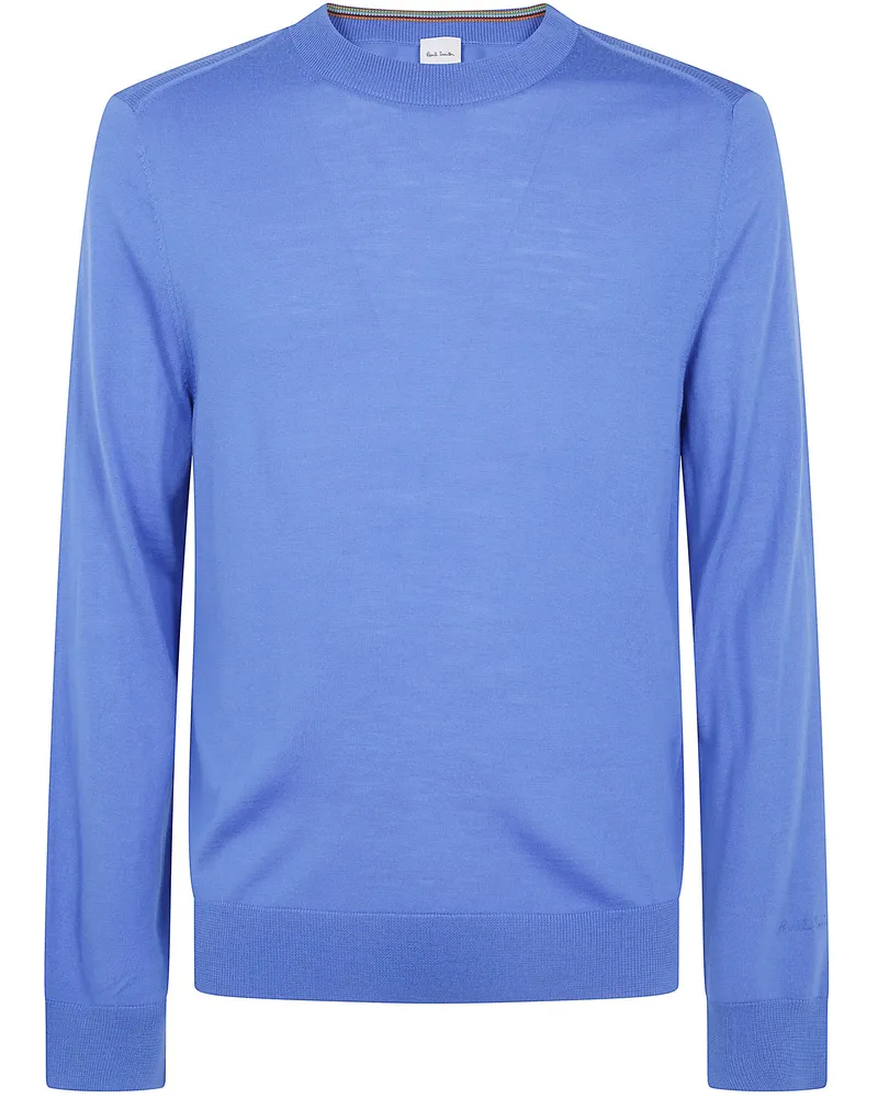 Paul Smith Sweater Crew Neck "M1r.970Z. W03154 45 Cobalt Blue Blue