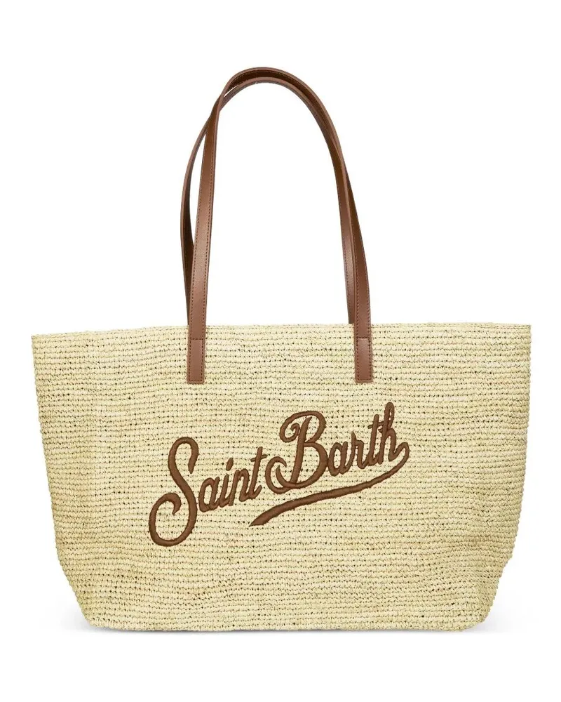 MC2 Saint Barth Borsa Tote Mini "Raffia City Mini Brown