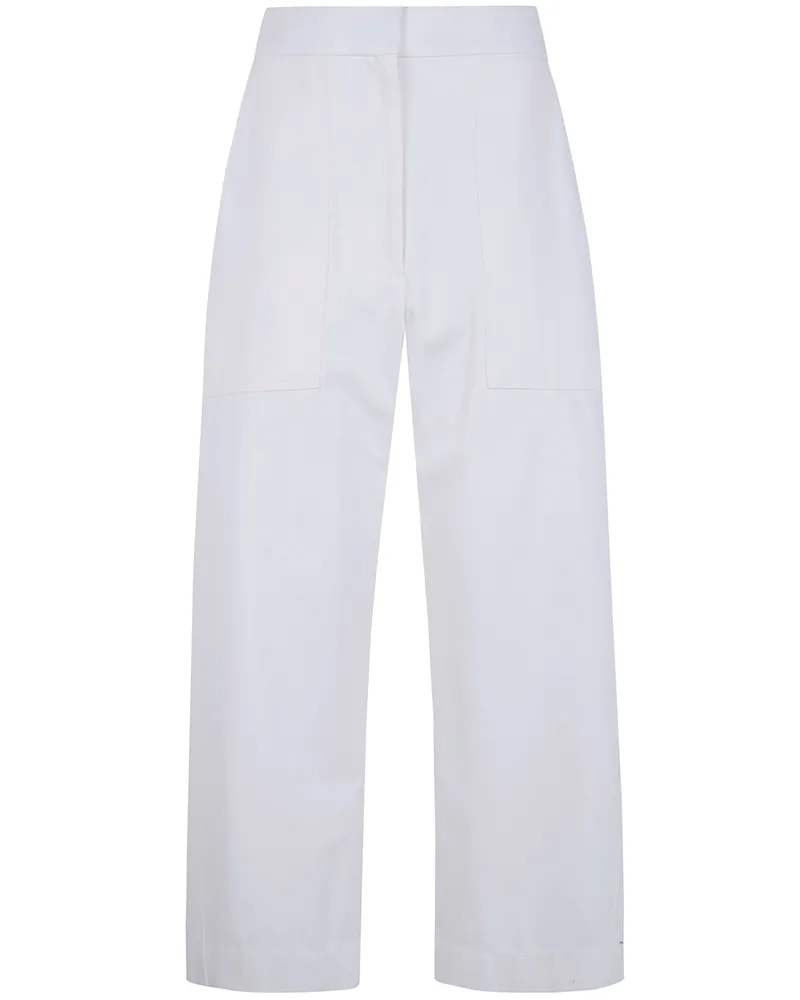 Studio Nicholson Diome" Twist Seam Button Front Pant White