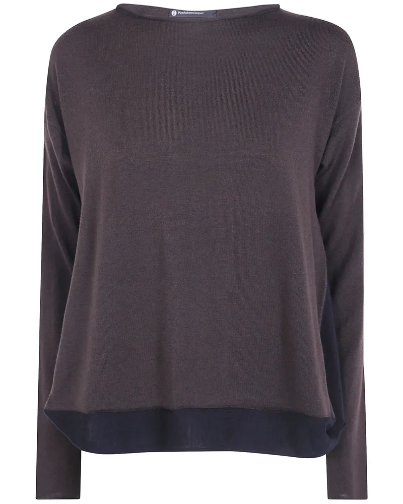 Pier Antonio Gaspari Sweater Bicolor "Pullover Multi