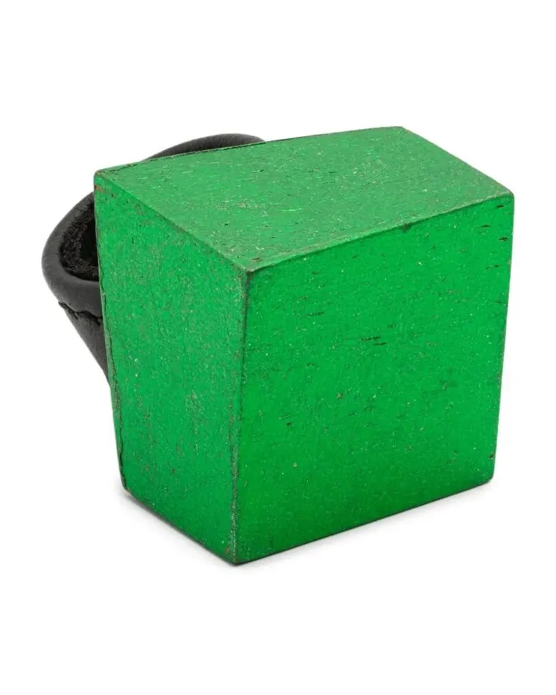 Monies Cinis" Ring Green