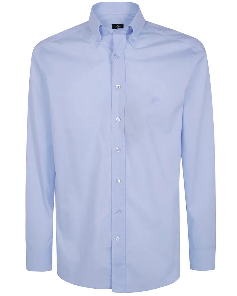 Etro Shirt Classic "Mrib0004av11pb3033 B3033 Light Blue Blue