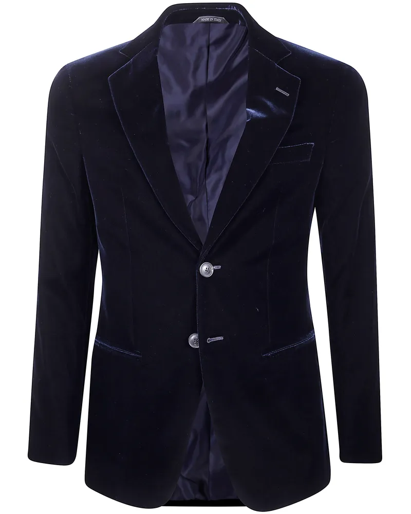 Giorgio Armani George" Woven Blazer Blue
