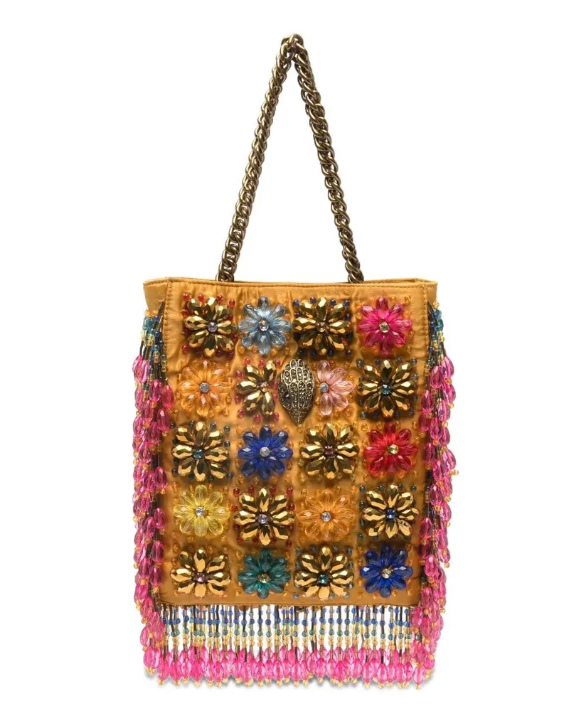 Kurt Geiger Party" Mini Beaded Tote Multi