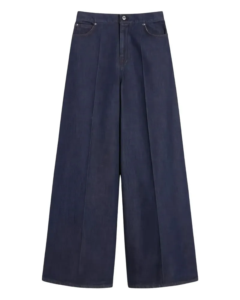 Max Mara Carmine Wide Leg Jeans Blue