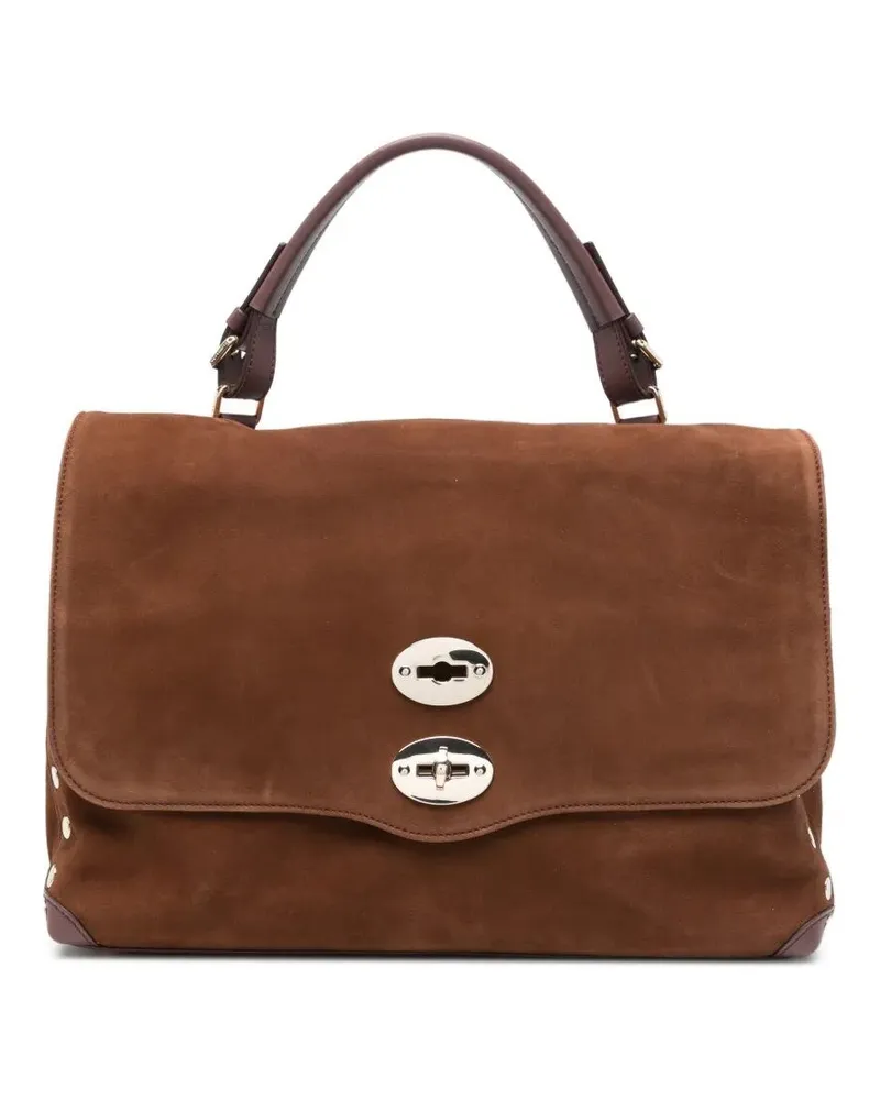 Zanellato Medium Messenger Bag "Postina Zashmere Brown