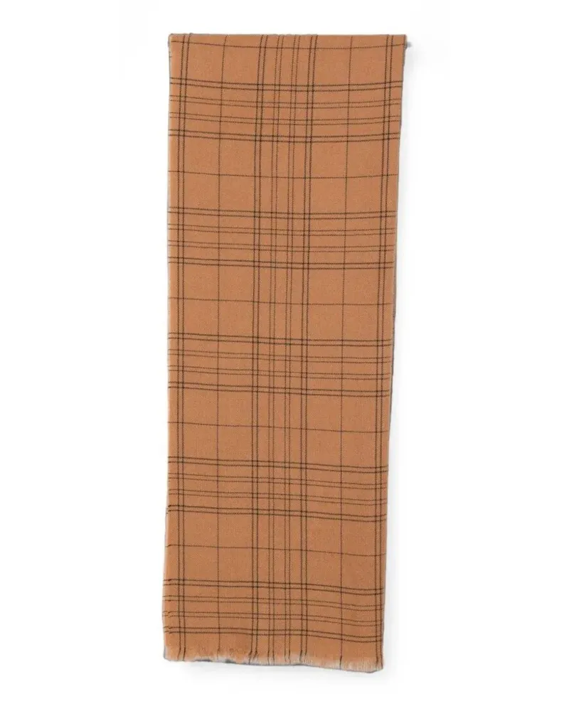 Destin Scarf Over Print "Labra Stola 70X180 Cm Gray