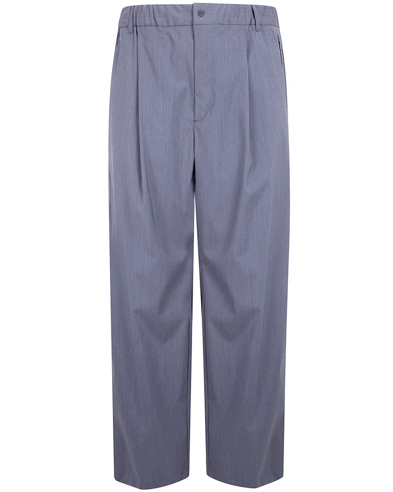 Herno Relaxed Functional Trousers Gray