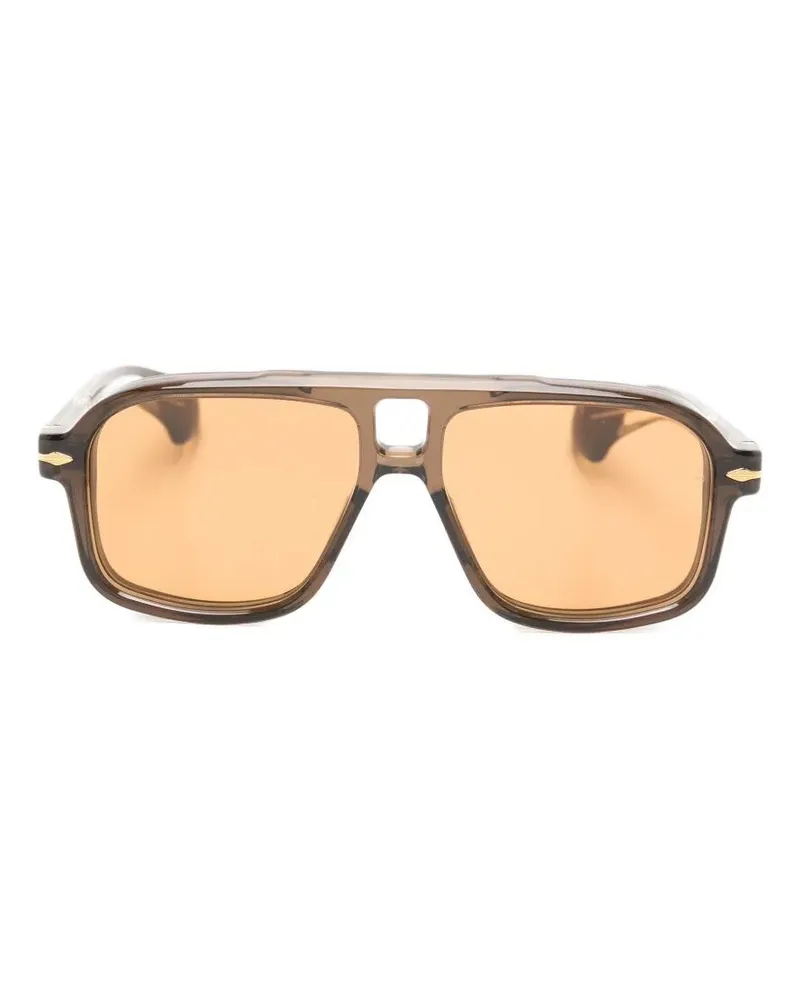 Jacques Marie Mage Elkhart Sunglasses Brown