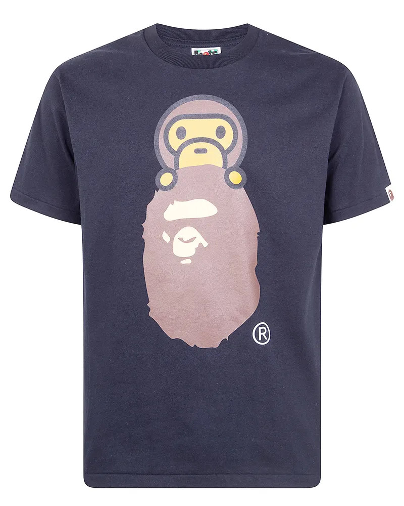 BAPE Milo On Ape Head Tee M" T-Shirt Black