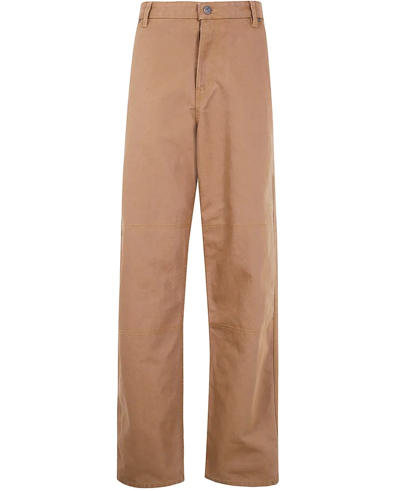 The North Face Pants Utility Brown Man Cedar Canvas Work Brown