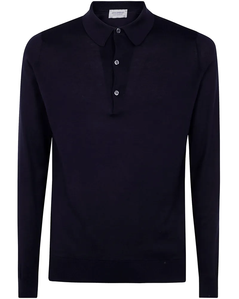 John Smedley Bradwell Long Sleeves Shirt Blue
