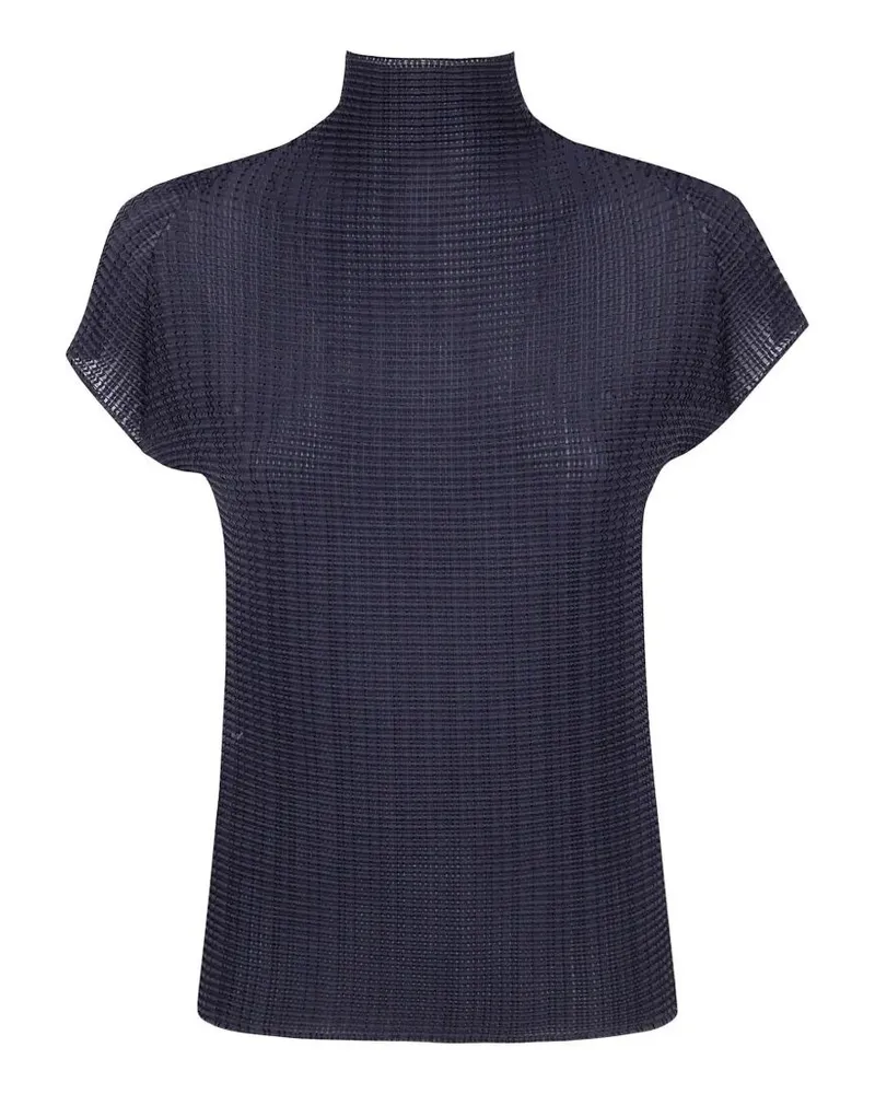 Issey Miyake Wooly Pleats Bk Wt 66 Shirt Black