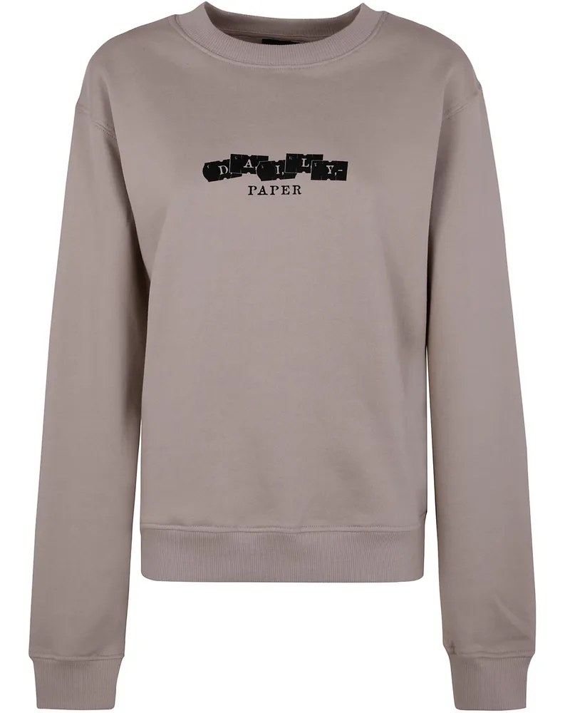 Daily Paper Tag Sweater White
