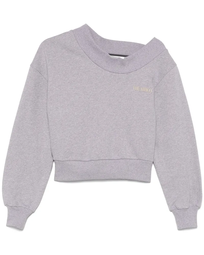 ATTICO Round Neck Sweatshirt By The Attico Gray