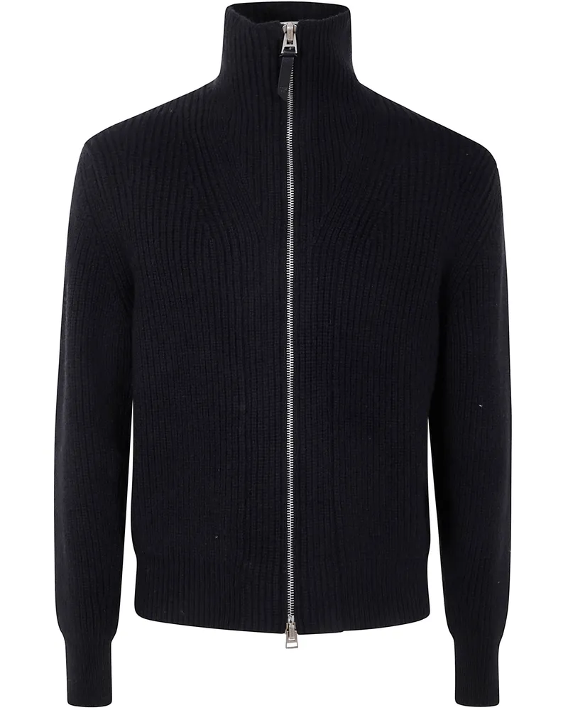Tom Ford Knitwear Full Zip Black