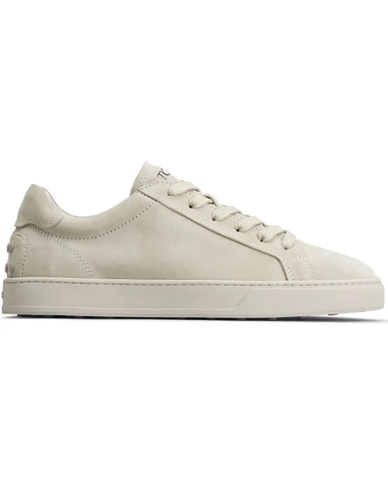 TOD'S Trainers Leather Sneakers "Reversed Gray