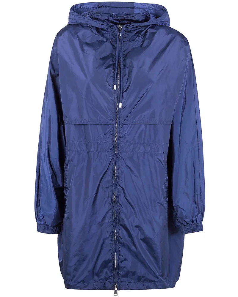 Semicouture Nylon Parka Blue