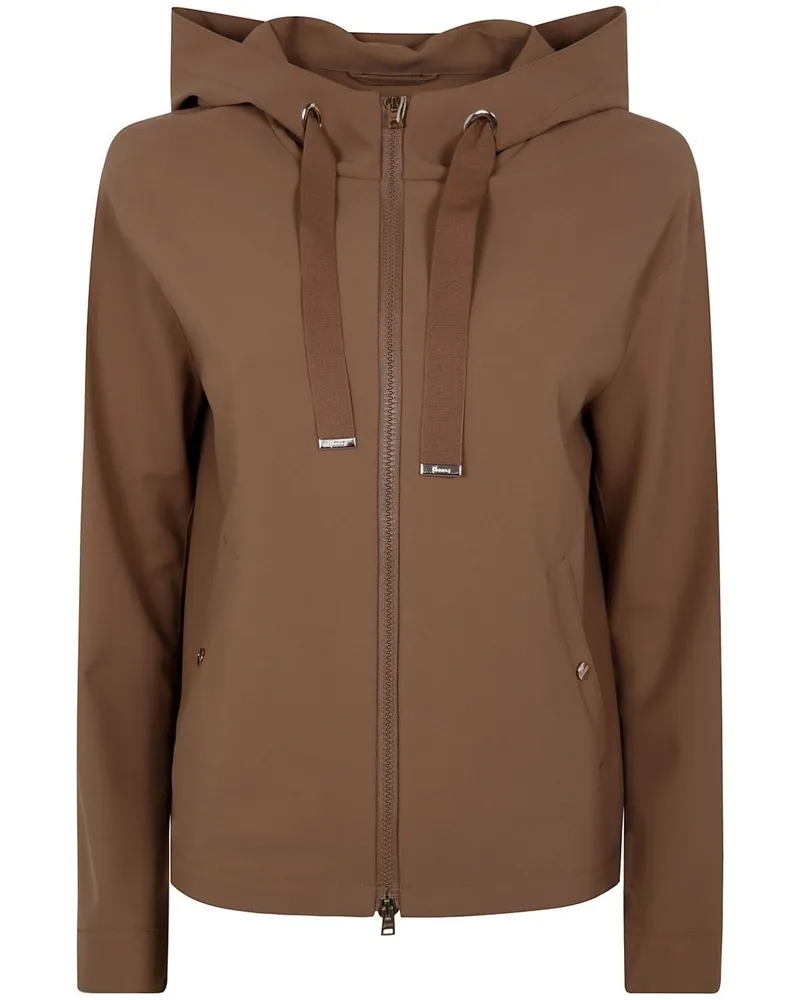 Herno First Act Cropped Jacket By Herno Beige