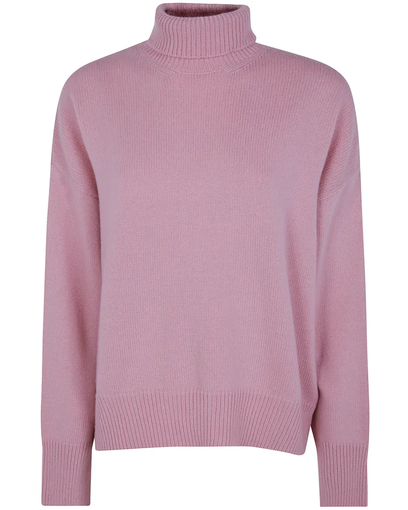 MRZ Sweater Turtleneck Oversized Pink