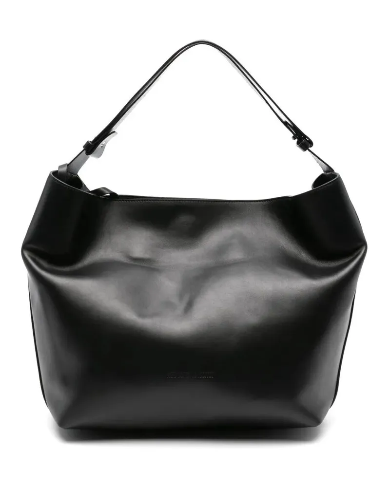 Ann Demeulemeester Soft Semi-Gloss Calf Skin Black