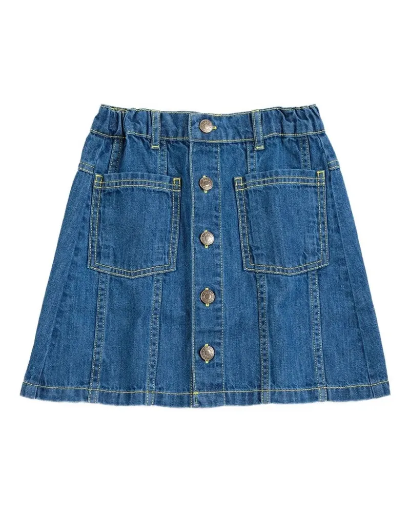 BOBO CHOSES Denim Skirt "Booo Bobo Choses Tag Blue