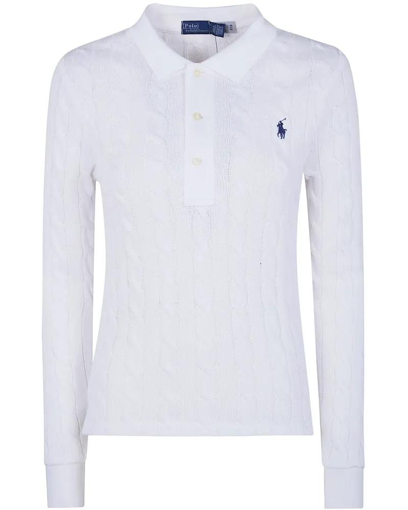 Ralph Lauren Long Sleeves Polo Shirt White