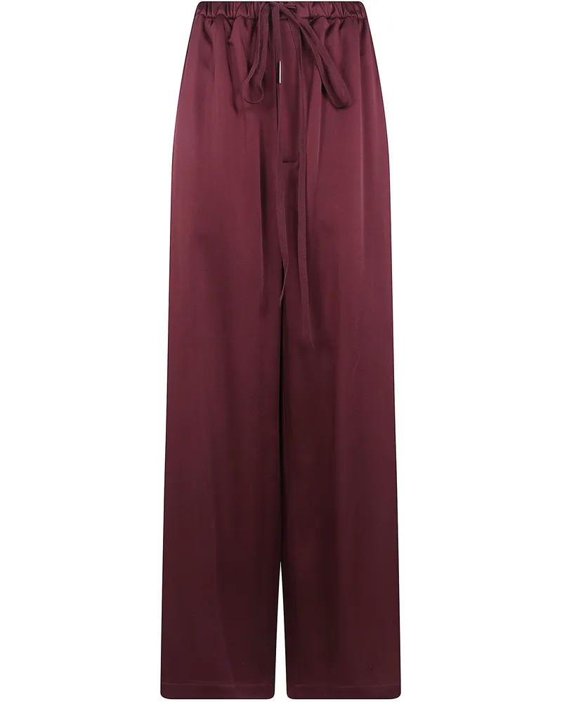 Ann Demeulemeester Pants Tie-Front "Nevi Red
