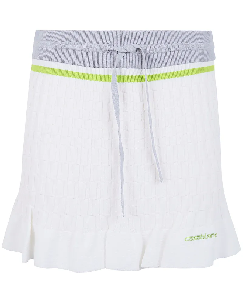 Casablanca Paris Tennis" Mini Skirt White