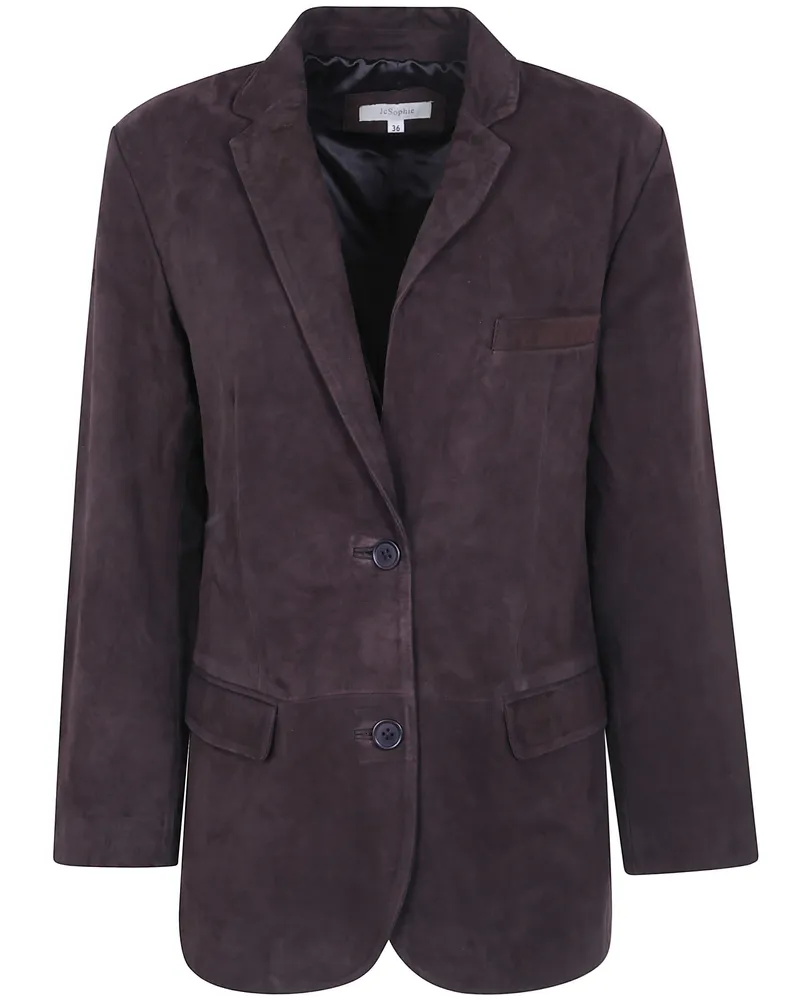 JcSophie Leather Blazer "Prudence Brown