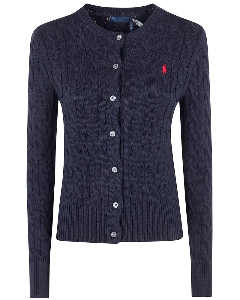 Ralph Lauren Long Sleeves Classic Cardigan Blue
