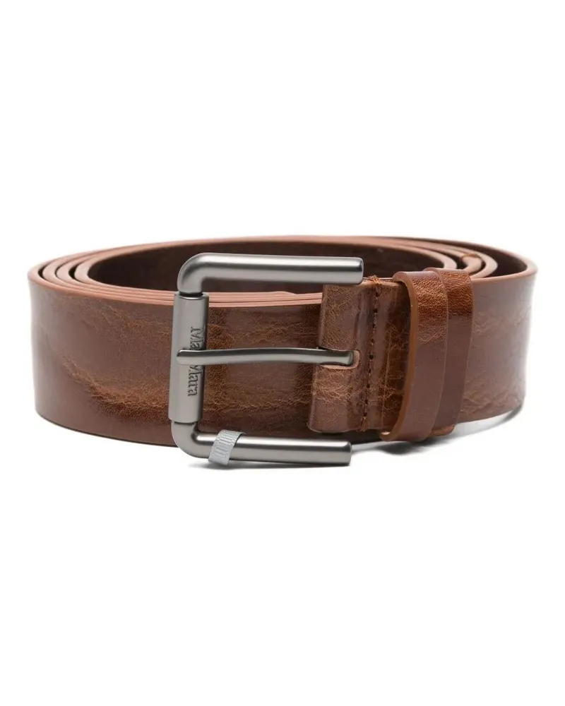 Max Mara Buckle40xlong" Belt Brown