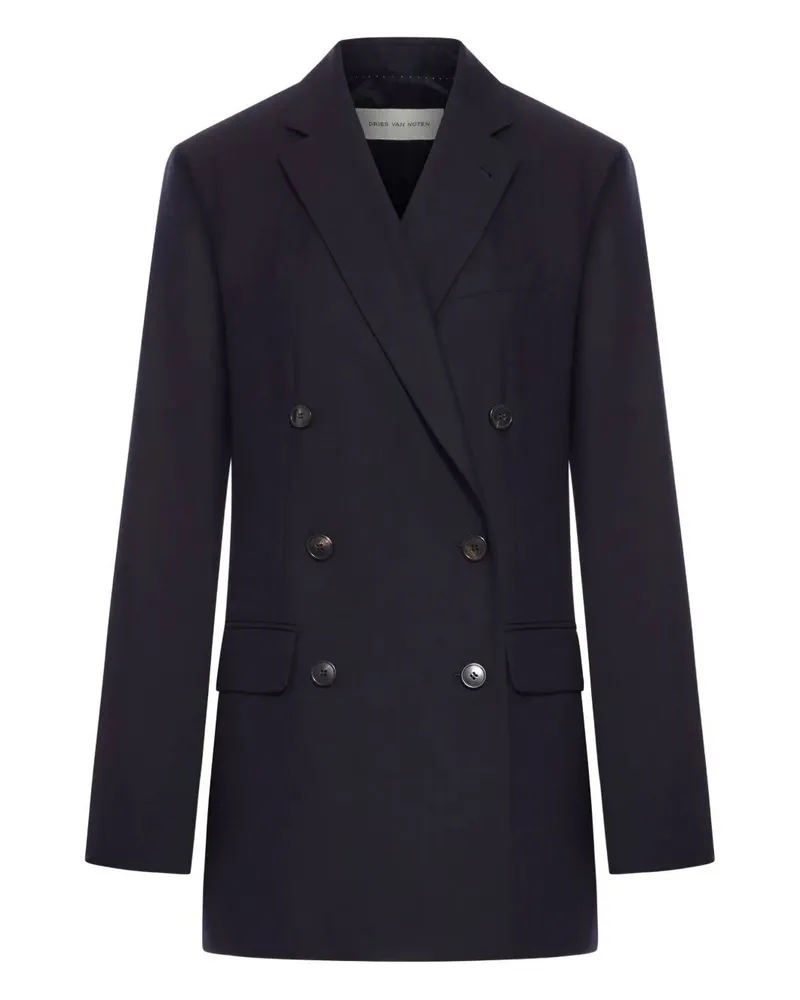 Dries van Noten Bafya Jacket Blue