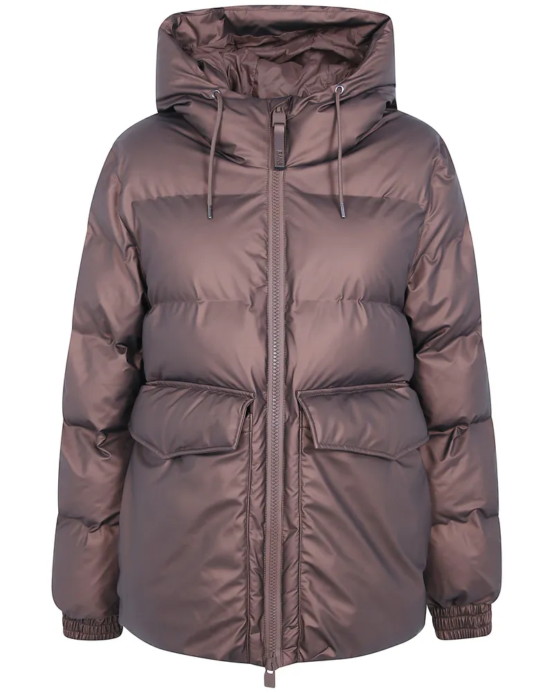 RAINS Jacket A Line "A Line Puffer Jacket Gray